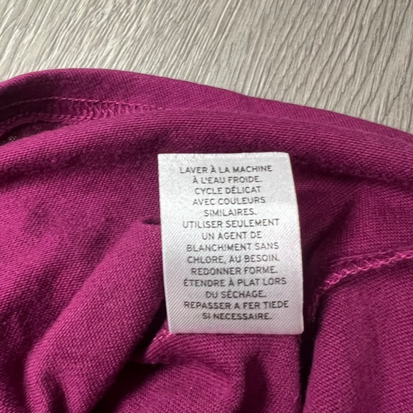 Leith Ruched Long Sleeve Dress - Purple Magenta -Size Small - Picture 9 of 11